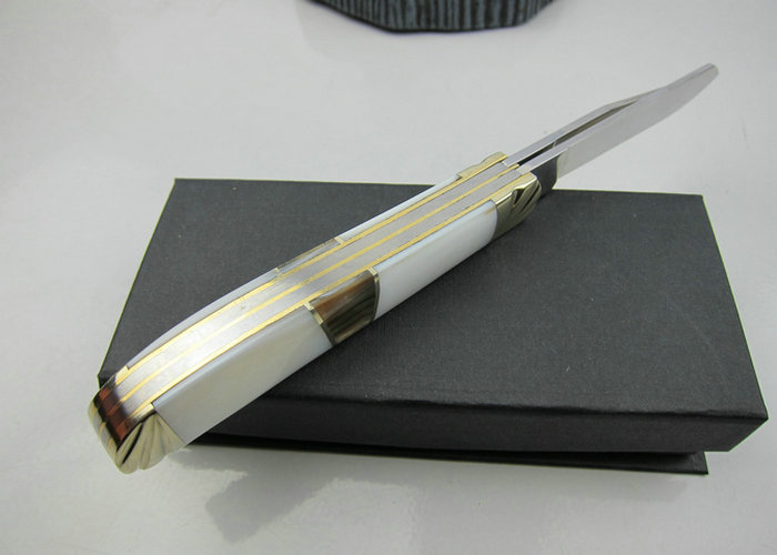 2013 New Arrival 8Cr13MOV Stainless Steel OEM Damascus Steel Pocket Knife Handle Tool UDTEK01211